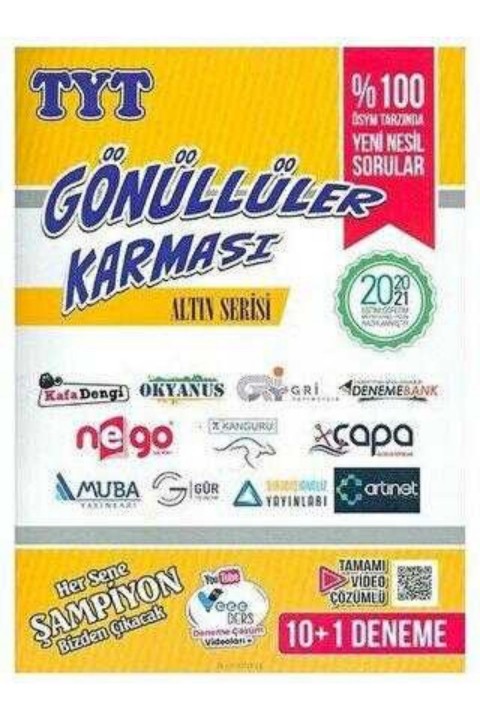 Gönüllüler Karması 2023 TYT Deneme Altın Serisi Gönüllüler Karması 2023 TYT Deneme Altın Serisi