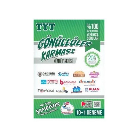 Gönüllüler Karması TYT Zümrüt Serisi 10 + 1 Deneme