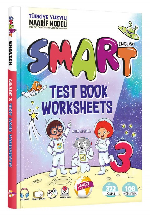 Grade 3 Smart English Test Book Worksheets