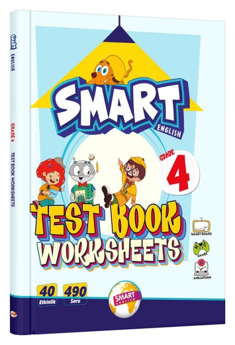 Grade 4 Smart English Test Book Worksheets