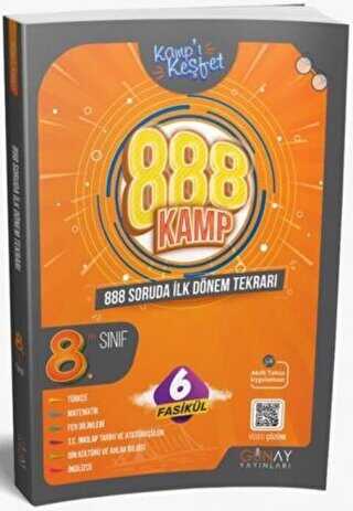 Günay Yayınları 8. Sınıf 888 Soruda İlk Dönem Kamp Kitabı