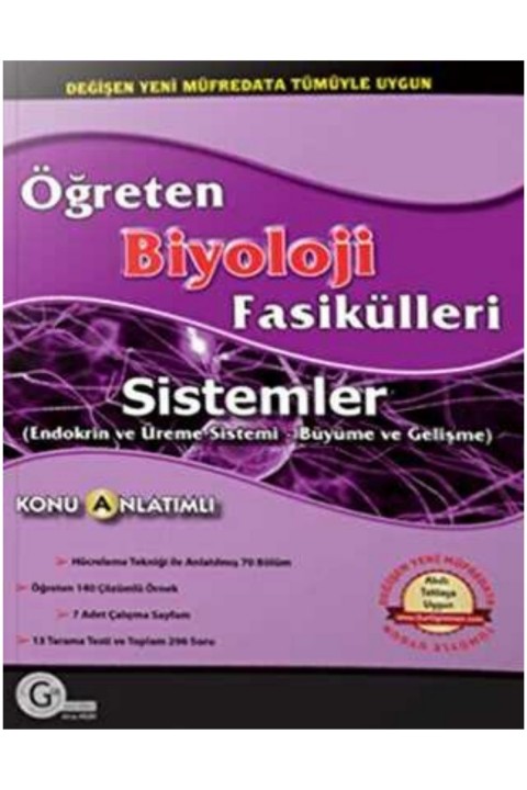 Gür Yayınları Öğreten Biyoloji Fasikülleri Sistemler