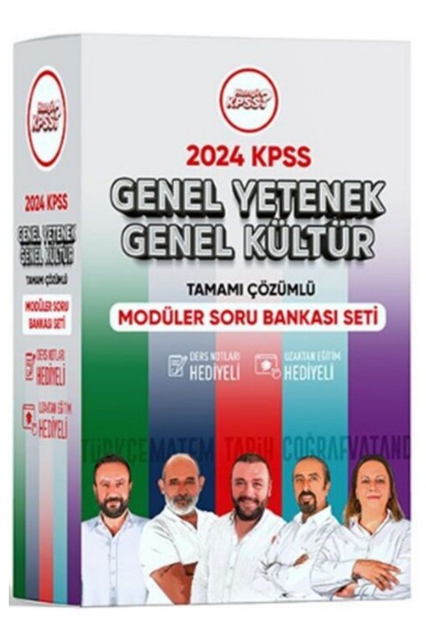 Hangi Kpss Yayınları 2024 KPSS Genel Yetenek Genel Kültür Tamamı Çözümlü Modüler Soru Bankası Seti