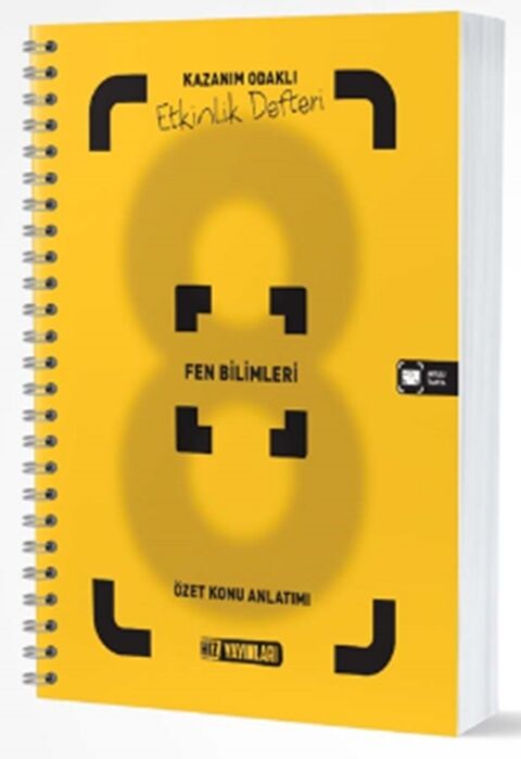 Hız Yayınları 8. Sınıf Fen Bilimleri Etkinlik Defteri