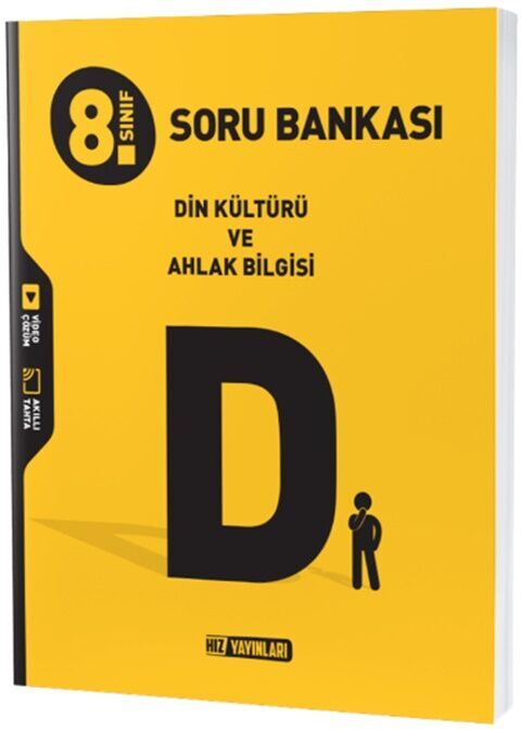 Hız Yayınları 8. Sınıf LGS Din Kültürü ve Ahlak Bilgisi Soru Bankası