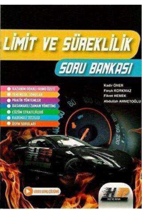 Hız ve Renk Yayınları Limit ve Süreklilik Soru Bankası