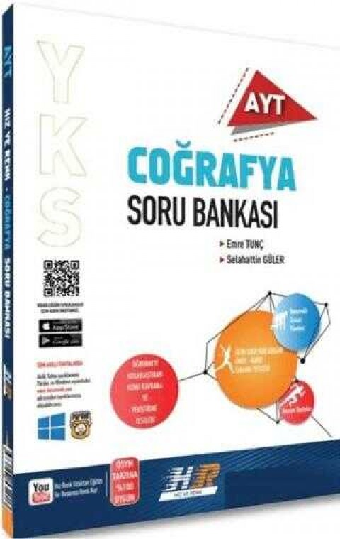 Hız ve Renk Yayınları YKS AYT Coğrafya Soru Bankası