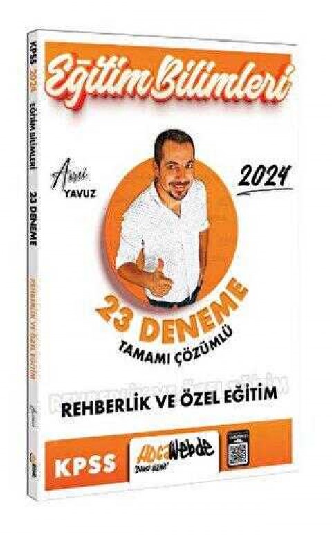 HocaWebde Yayınları 2024 KPSS Eğitim Bilimleri Rehberlik ve Özel Eğitim Tamamı Çözümlü 23 Deneme