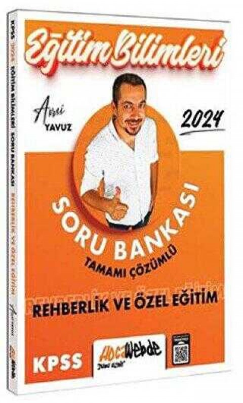 HocaWebde Yayınları 2024 KPSS Eğitim Bilimleri Rehberlik ve Özel Eğitim Tamamı Çözümlü Soru Bankası