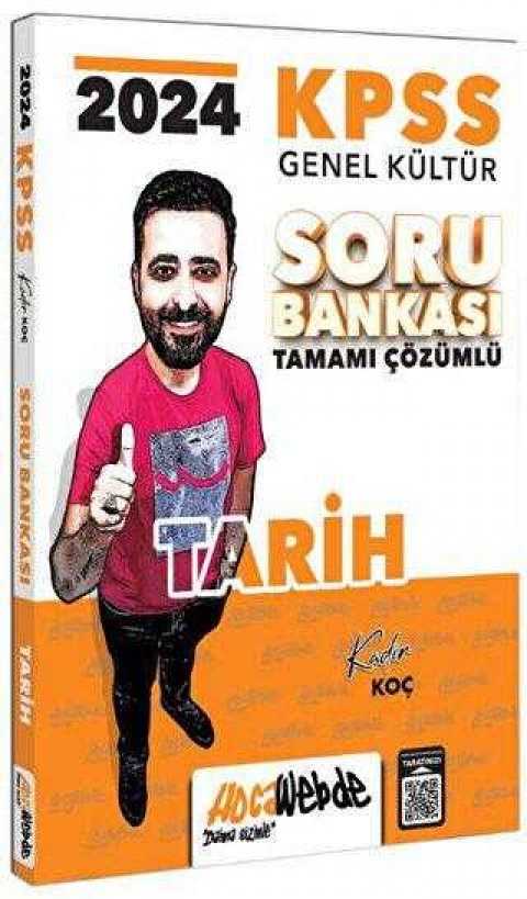 HocaWebde Yayınları 2024 KPSS Tarih Tamamı Çözümlü Soru Bankası