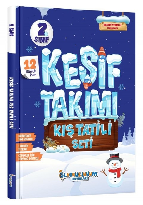 İLKOKULLUYUM YAY. KEŞİF TAKIMI 2.SINIF KIŞ TATİLİ SETİ