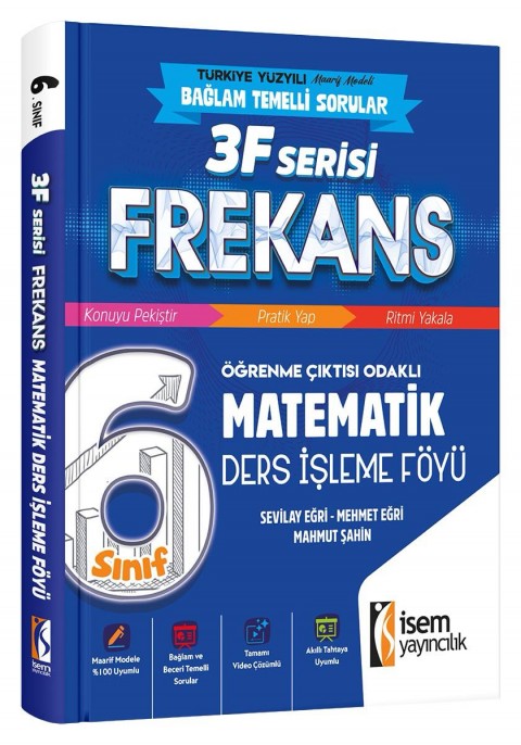 İSEM YAY. 6.SINIF FREKANS MATEMATİK DERS İŞLEME FÖYÜ