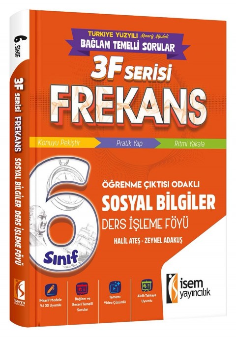 İSEM YAY. 6.SINIF FREKANS SOSYAL BİLGİLER DERS İŞLEME FÖYÜ