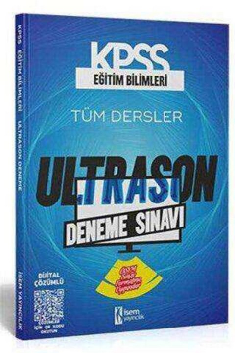 İSEM Yayıncılık 2021 KPSS Eğitim Bilimleri ÖSYM Tarzı UltraSon Deneme Sınavı