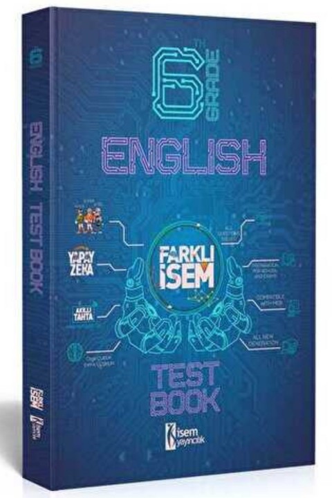 İSEM Yayıncılık 2023 Farklı İsem 6. Sınıf İngilizce Soru Bankası