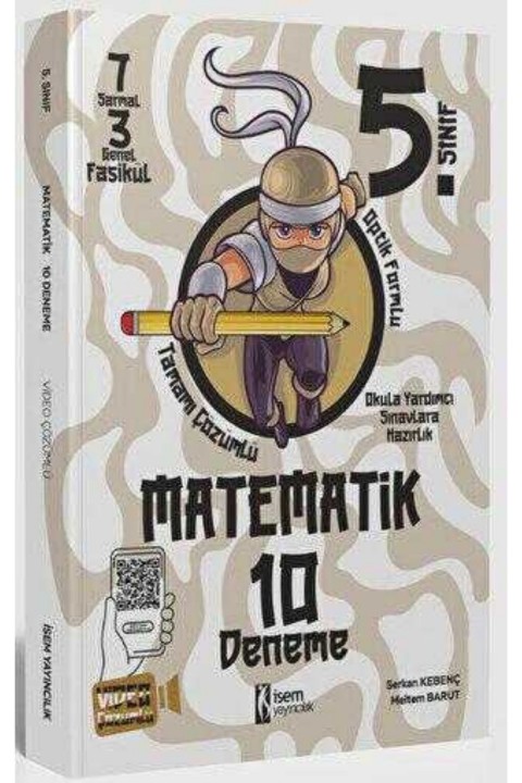İSEM Yayıncılık 2023 İSEM 5. Sınıf Matematik 10 Deneme