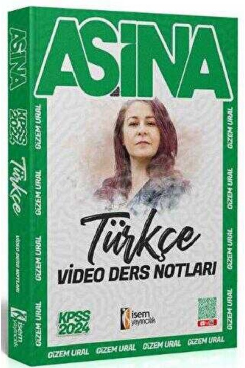 İSEM Yayıncılık 2024 Aşina KPSS Türkçe Ders Notu