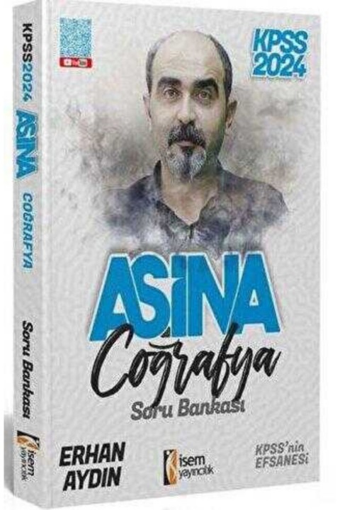 İSEM Yayıncılık 2024 KPSS Aşina Coğrafya Soru Bankası