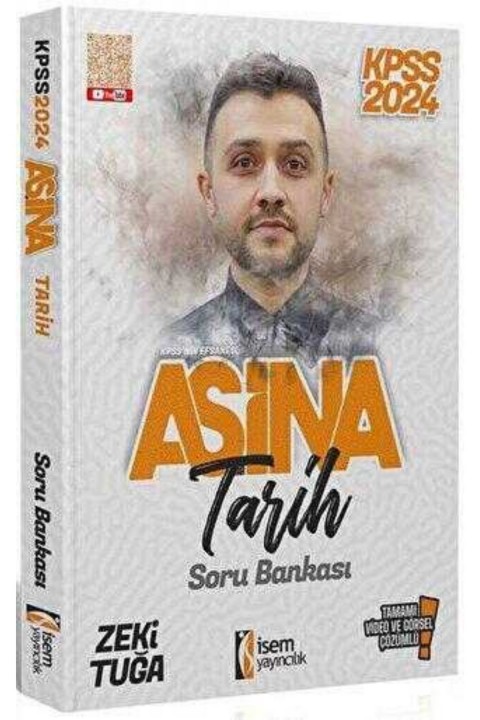 İSEM Yayıncılık 2024 KPSS Aşina Tarih Tamamı Video Çözümlü Soru Bankası