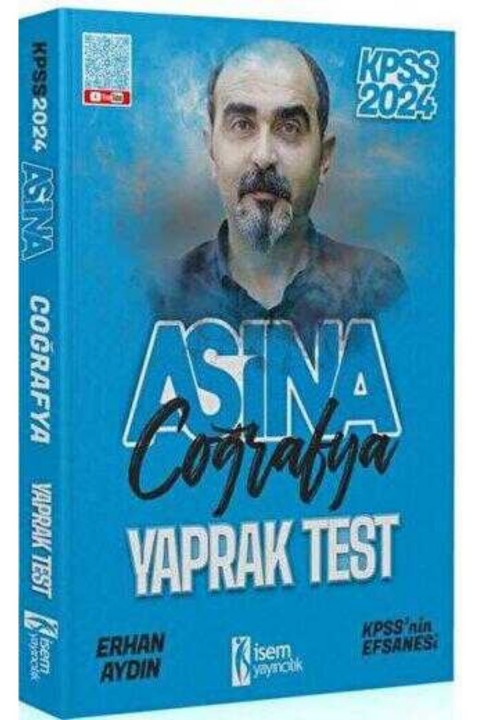 İSEM Yayıncılık 2024 KPSS Coğrafya Aşina Yaprak Test