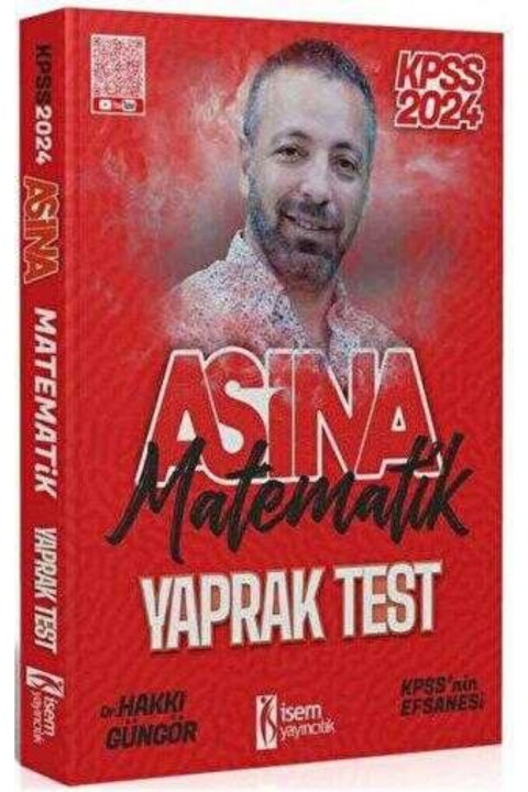 İSEM Yayıncılık 2024 KPSS Matematik Aşina Yaprak Test