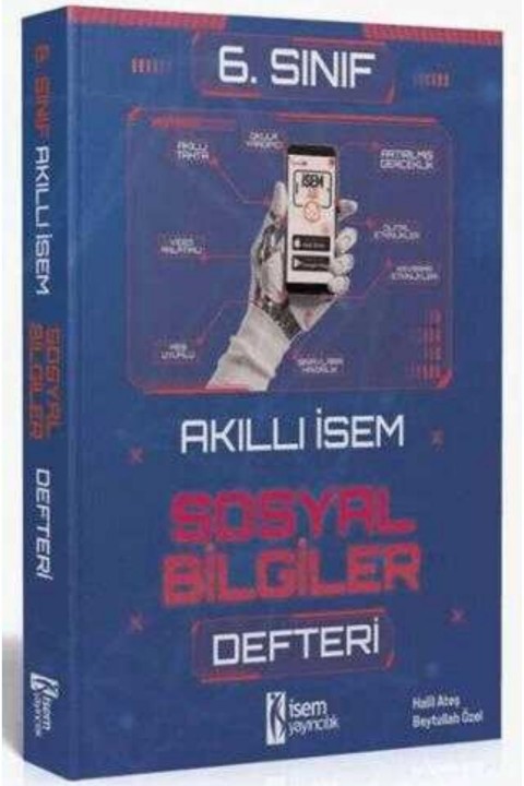 İSEM Yayıncılık 2025 Akıllı İsem 6. Sınıf Sosyal Bilgiler Defteri