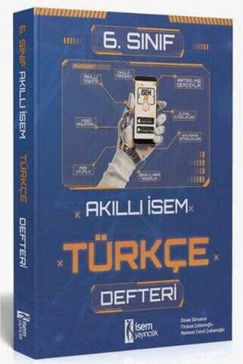 İSEM Yayıncılık 2025 Akıllı İsem 6. Sınıf Türkçe Defteri