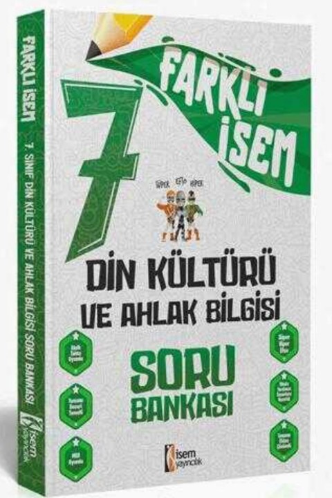 İSEM Yayıncılık 2025 Farklı İsem 7. Sınıf Din Kültürü ve Ahlak Bilgisi Soru Bankası