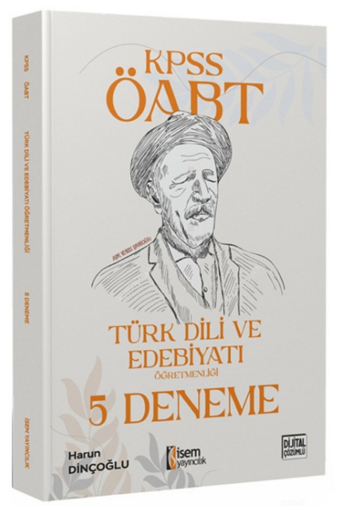 İSEM Yayıncılık 2025 ÖABT Türk Dili ve Edebiyatı Öğretmenliği 5`li Deneme