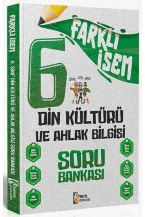 İSEM Yayıncılık 6. Sınıf Farklı İsem Din Kültürü ve Ahlak Bilgisi Soru Bankası