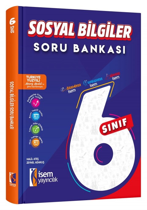 İSEM Yayıncılık  6. Sınıf Sosyal Bilgiler Soru Bankası
