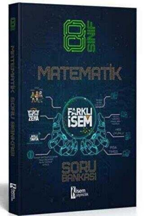 İSEM Yayıncılık 8. Sınıf Farklı İsem Matematik Soru Bankası