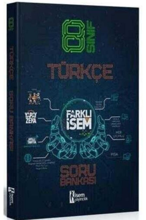 İSEM Yayıncılık 8. Sınıf Farklı İsem Türkçe Soru Bankası