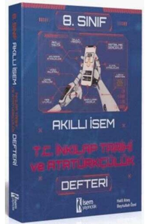 İSEM Yayıncılık 8. Sınıf T.C. İnkılap Tarihi ve Atatürkçülük Akıllı İsem Defteri