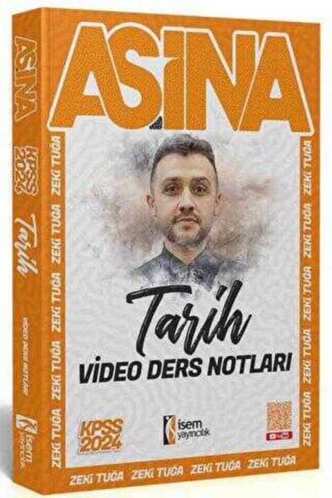 İSEM Yayıncılık Aşina 2024 KPSS Tarih Ders Notu