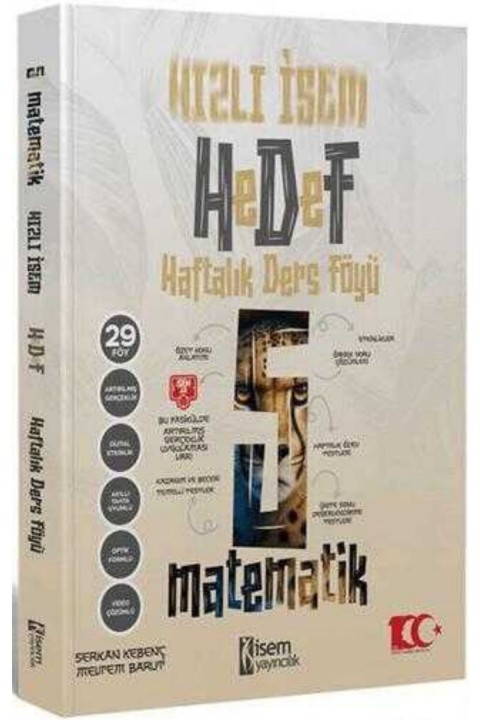 İSEM Yayıncılık Hedef 5. Sınıf Matematik Haftalık Ders Föyü