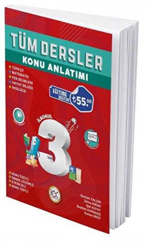 İlk Önce Yayıncılık 3. Sınıf Tüm Dersler Konu Anlatımı