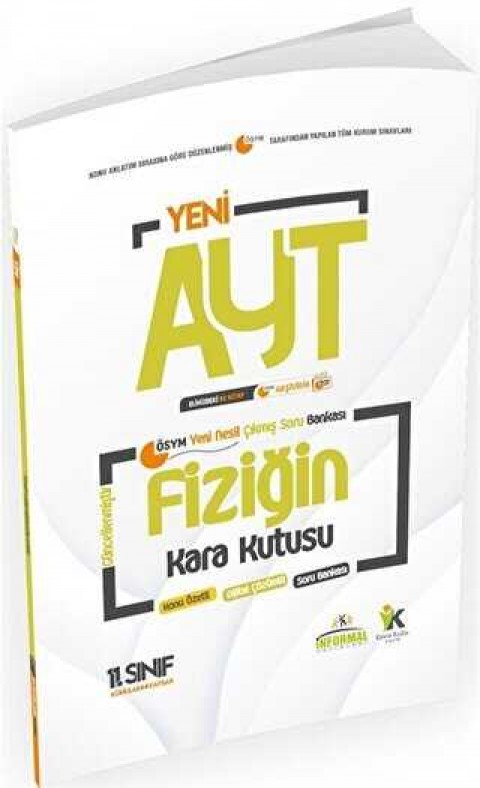 İnformal Yayınları 2023 AYT Fiziğin Kara Kutusu Fasikül-3 Konu Özetli Dijital Çözümlü Çıkmış Soru Bankası