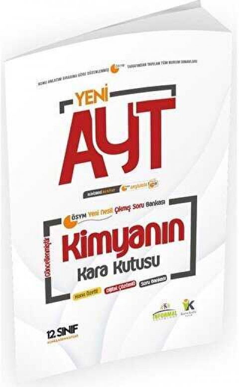 İnformal Yayınları 2023 AYT Kimyanın Kara Kutusu Fasikül-4 Konu Özetli Dijital Çözümlü Çıkmış Soru Bankası