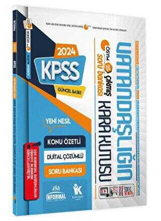 İnformal Yayınları 2024 Vatandaşlığın Kara Kutusu Konu Özetli Dijital Çözümlü ÖSYM Çıkmış GÜNCEL Soru Bankası