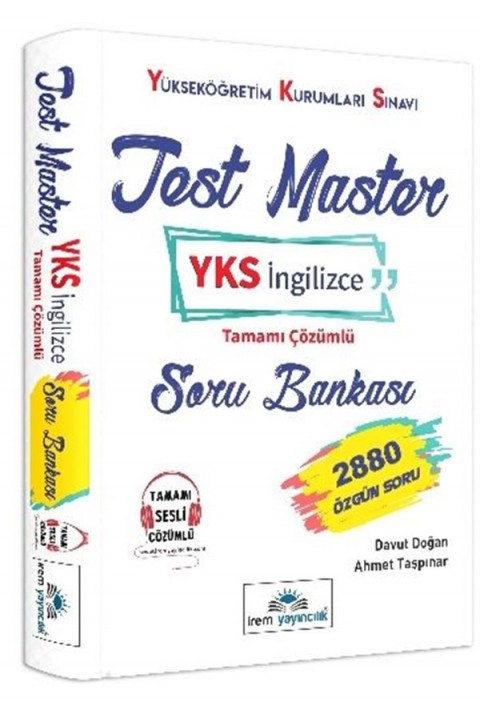 İrem Yayıncılık Test Master YKS İngilizce Tamamı Çözümlü Soru Bankası