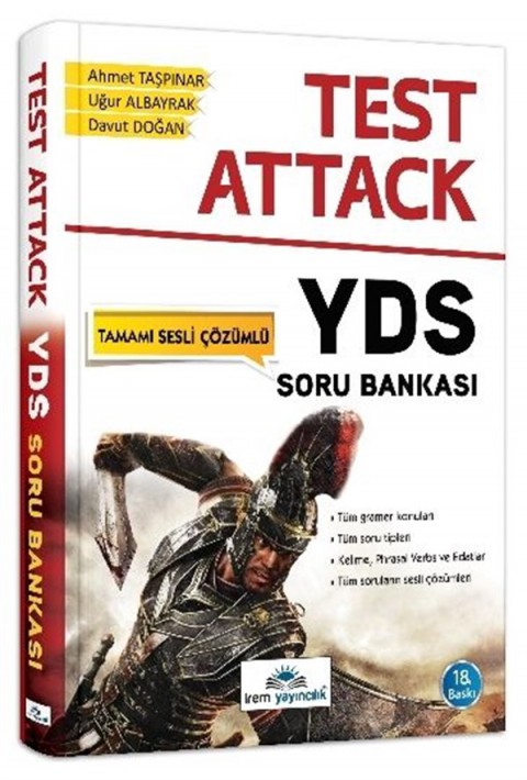 İrem Yayıncılık YDS Test Attack Soru Bankası