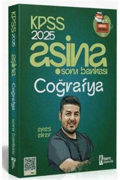 İsem Yayıncılık 2025 KPSS Coğrafya Aşina Soru Bankası Çözümlü
