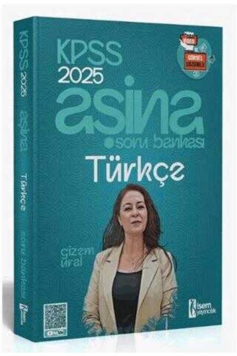 İsem Yayıncılık 2025 KPSS Türkçe Aşina Soru Bankası Çözümlü