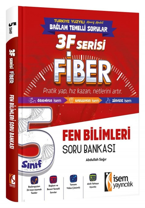 İSEM YAY. 5.SINIF FİBER FEN BİLİMLERİ SORU BANKASI