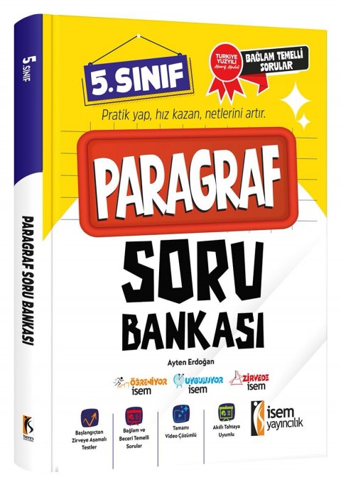 İSEM YAY. 5.SINIF PARAGRAF SORU BANKASI