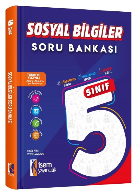 İsem Yayıncılık 5 Sınıf Sosyal Bilgiler Soru Bankası