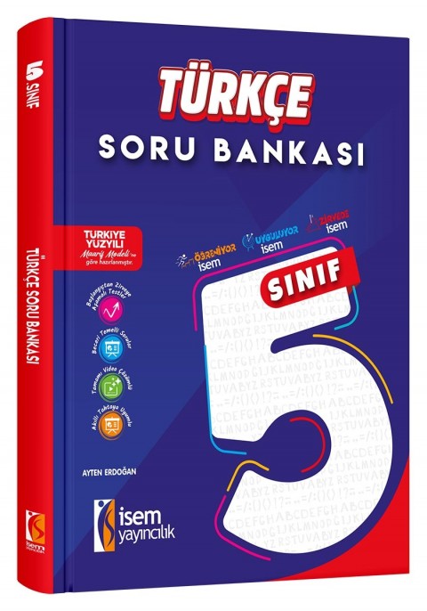 İsem Yayıncılık 5.Sınıf Türkçe Soru Bankası