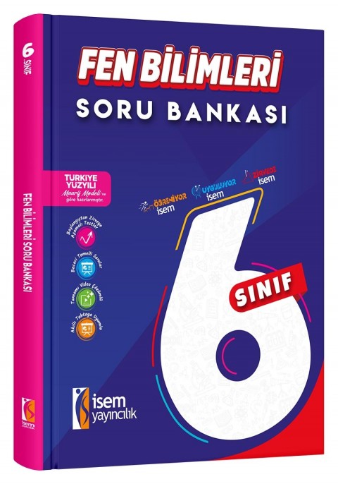 İsem Yayıncılık 6 Sınıf Fen Bilimleri Soru Bankası
