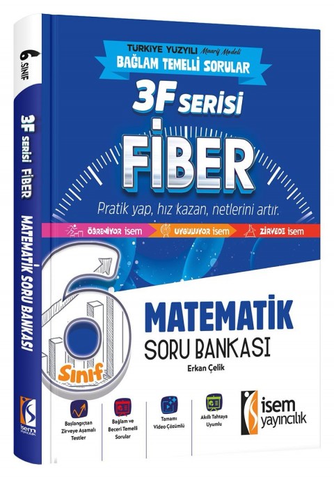 İSEM YAY. 6.SINIF FİBER MATEMATİK SORU BANKASI